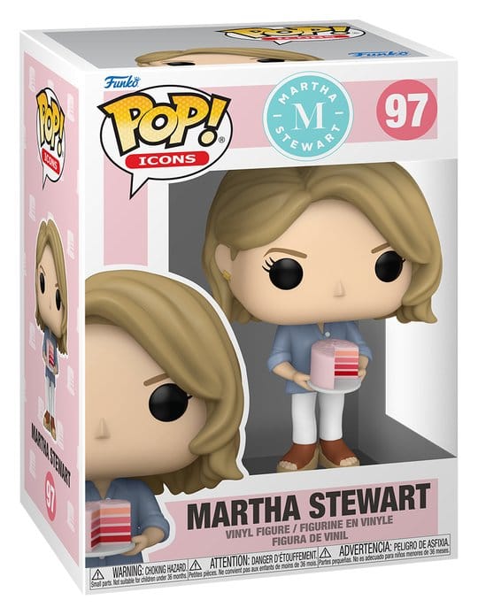 Martha Stewart POP! Icons Vinylfigur Martha Stewart (mit Kuchen) 9 cm
