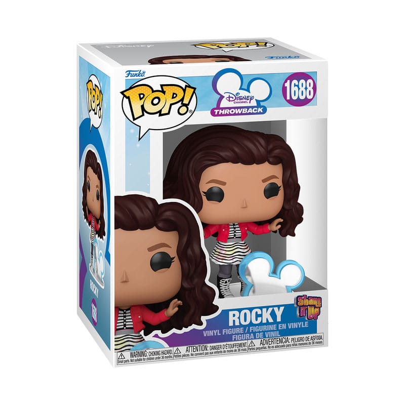 Disney Channel retrò POP! Disney Figura in vinile SIU - Rocky con icona Disney 9 cm
