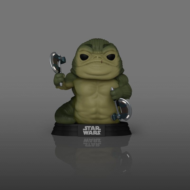 Star Wars: El Mandaloriano y Grogu POP! Figura Vinilo Rotta the Hutt (Glow) 9 cm