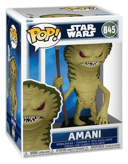 Star Wars: The Mandalorian og Grogu POP! Vinyl Figur Amani 9 cm