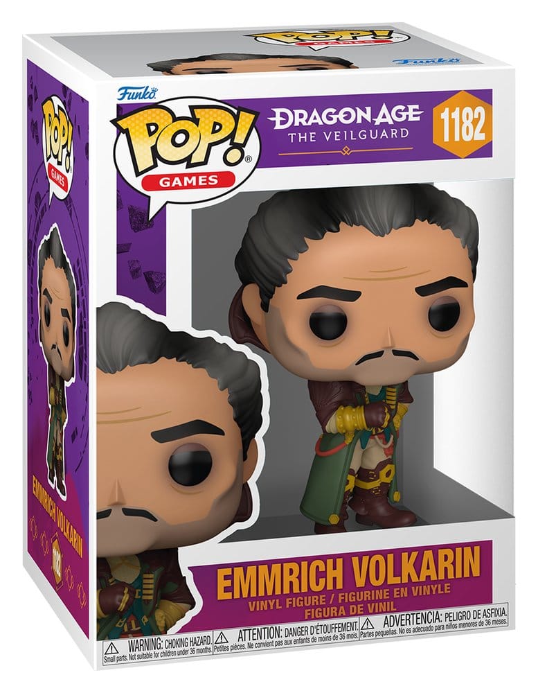 Dragon Age : Le Veilguard POP! Jeux figurine en vinyle Emmrich Volkarin 9 cm