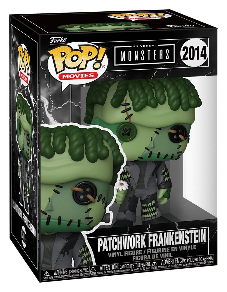 Universal Monsters Patchwork POP! Film Vinylfigur Frankensteins monster 9 cm