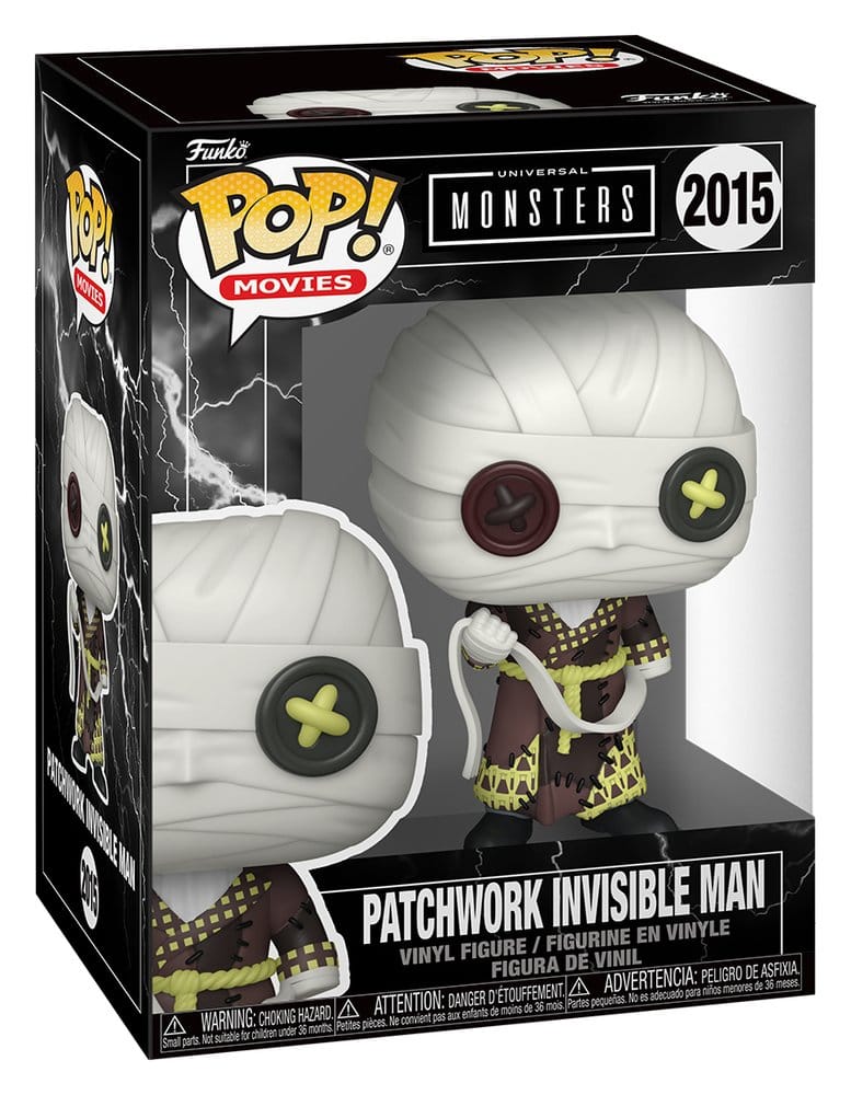 Patchwork universale dei mostri POP! Film Figura in vinile Uomo invisibile 9 cm
