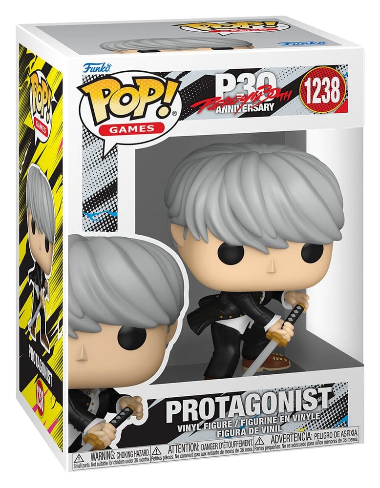 Persona 4 POP! Spil Vinyl Figur Protagonist (Yu) 9 cm