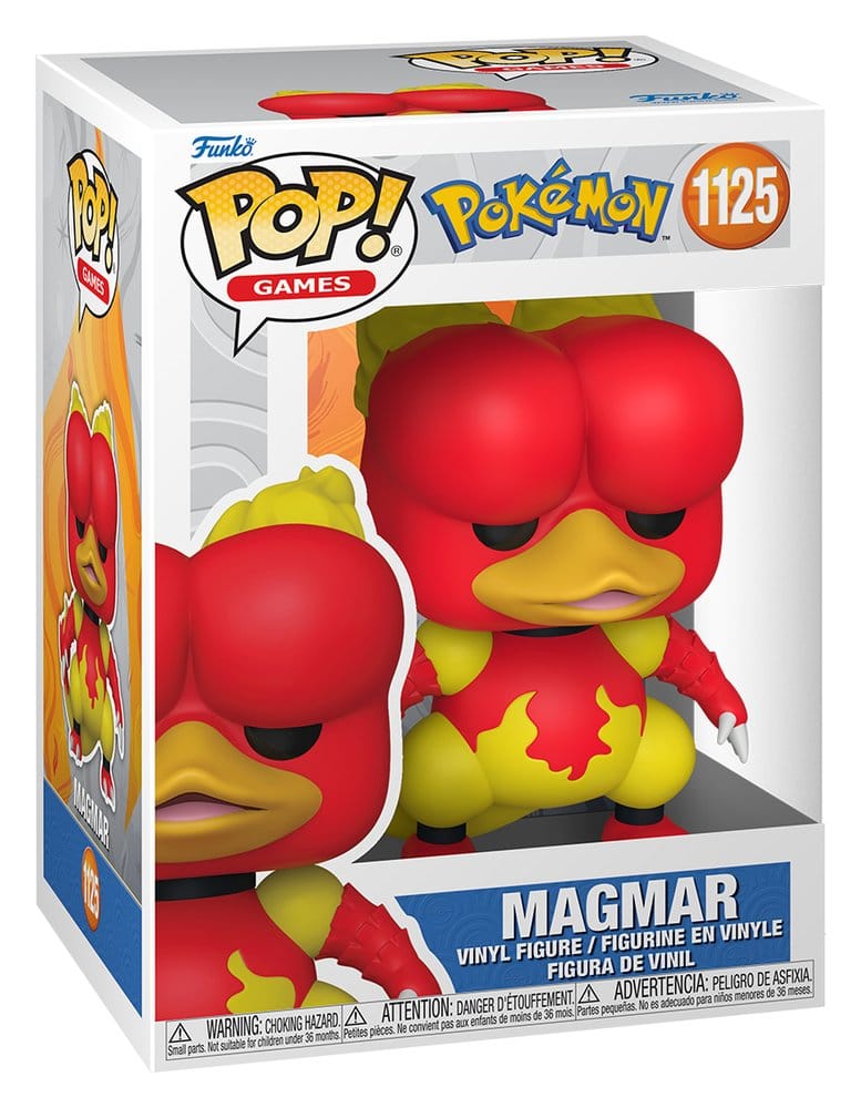 Pokémon POP! Spill Vinyl Figur Magmar 9 cm