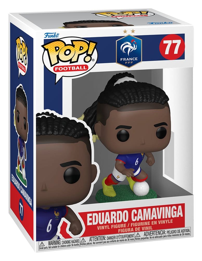 EFL POP! Nogometna vinilna figura Francuska - Eduardo Camavinga 9 cm
