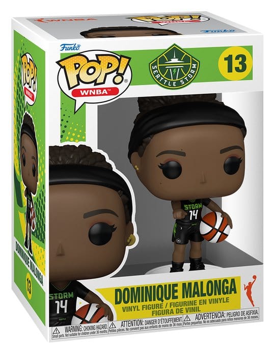 Leyendas de la WNBA POP! Figura Vinilo Deportiva Seattle Storm - Dominique Malonga 9 cm