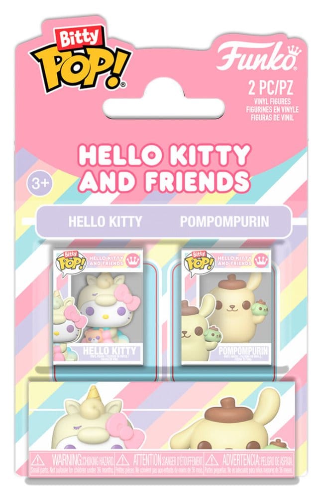 Sanrio Bitty POP! Vinylfigurer 2-Pak HK & PomPom 2 cm