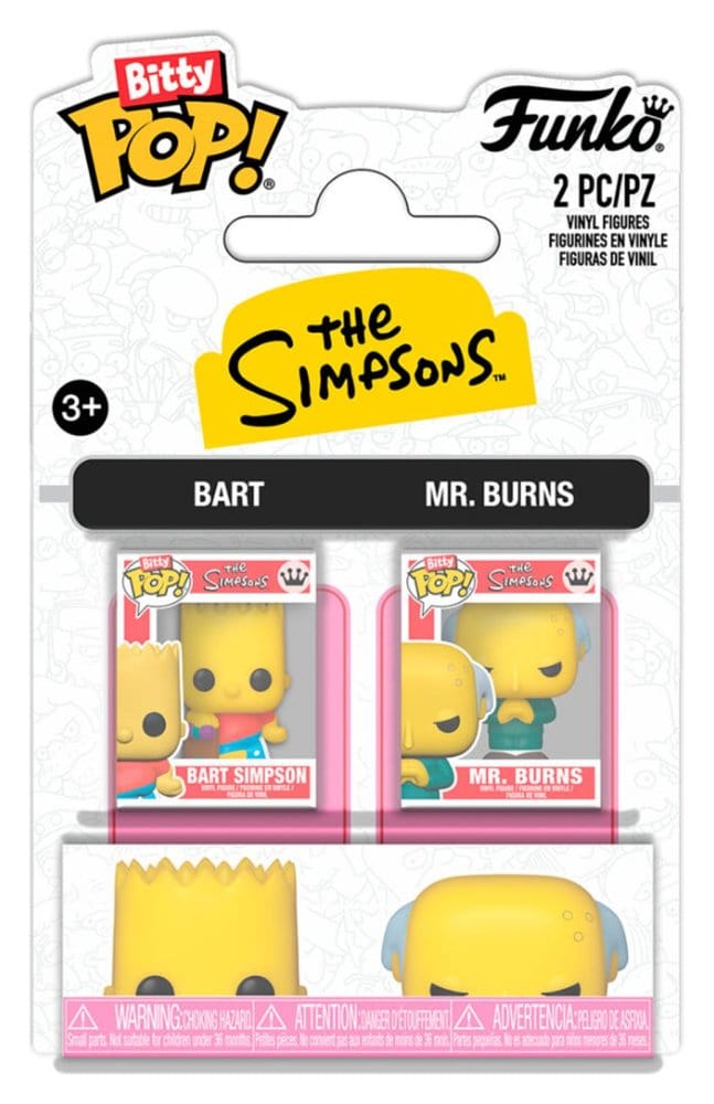 Simpsons Bitty POP! Vinylfiguren 2er-Pack B & Mr. B 2 cm