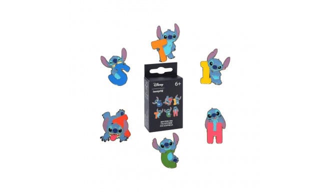 Lilo & Stitch av Loungefly Enamel Pins Blindboks bokstaver og positurer (18)