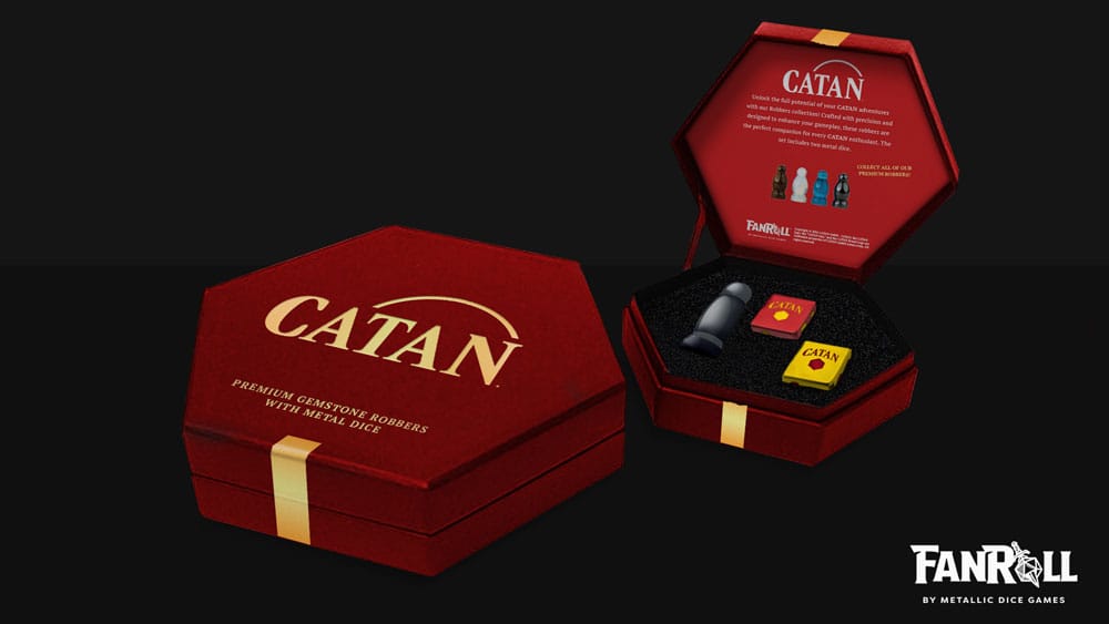 CATAN UPGRADO DICE SET PLABBER E METALE: EMATITE