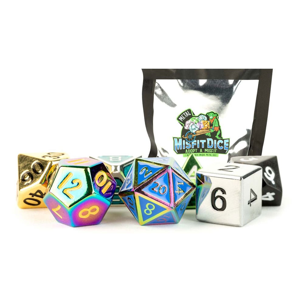 Misfit Dice Set Blind Bag Display Metal Sortment (12)