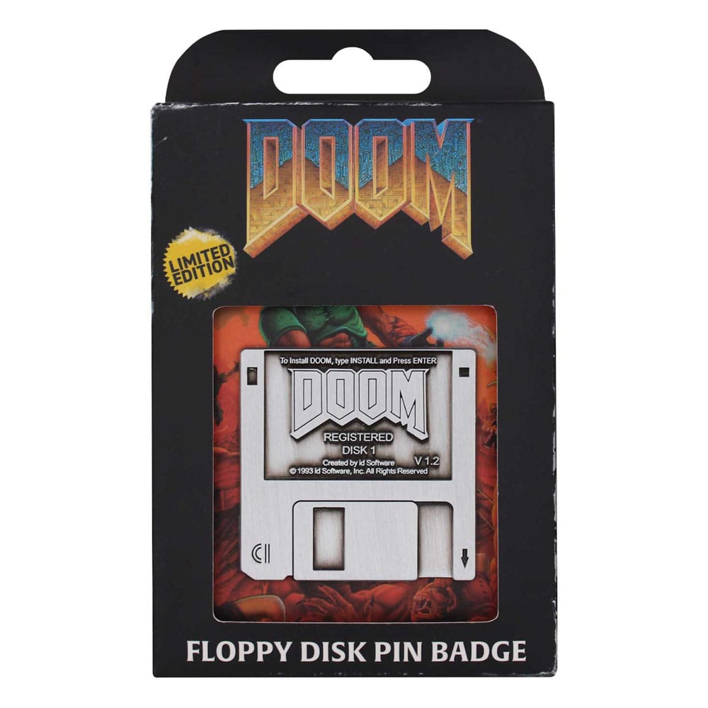 Distinta di badge Doom Floppy Disk Limited Edition