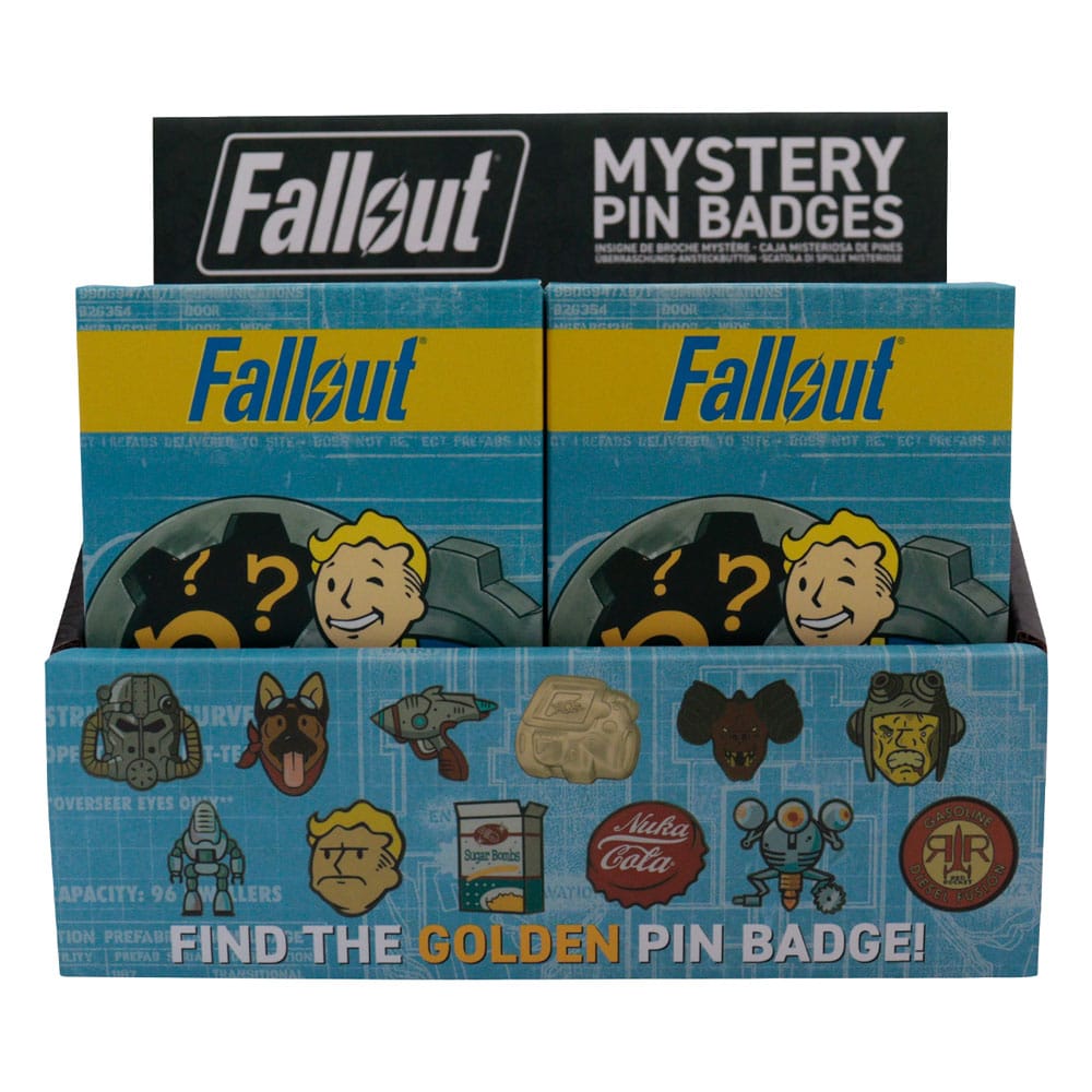 Fallout World Pin Badge Display Mystery Pin Abzeichen (12)