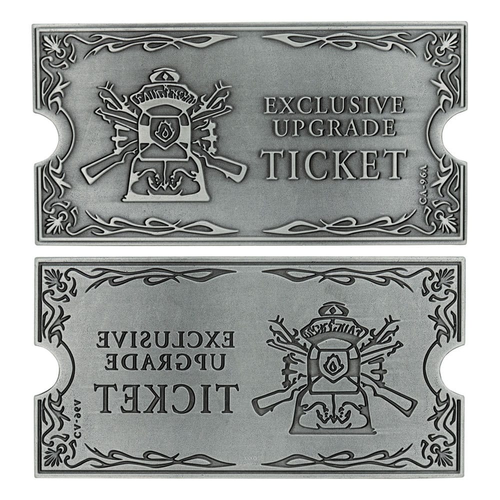 Resident Evil 4 Replica 1/1 Metal Özel Yükseltme Bileti