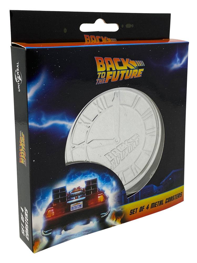 Volver a la futura Coaster 4-Pack