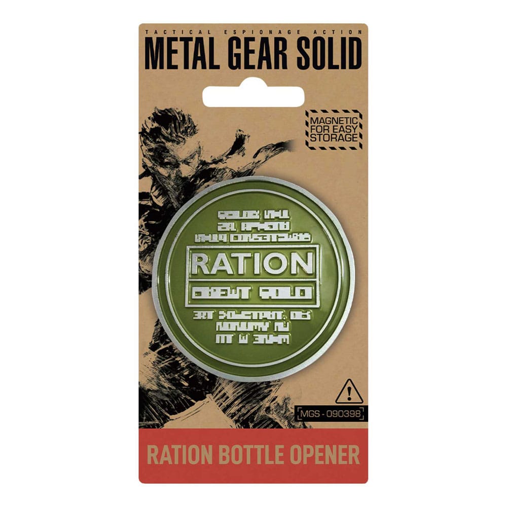 Metal Gear Solid Bottle Opener Ración sólida 8 cm