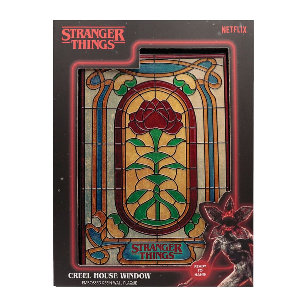 Stranger Things Resin Plaque Creel House Vitraž