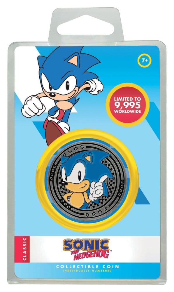 Sonic - Moneda coleccionable The Hedgehog Sonic & Tails