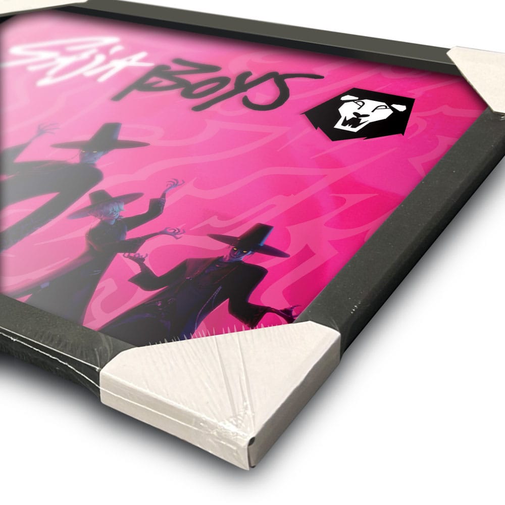 KPop Demon Hunters Collector Stampa Poster incorniciato Saja Boys Idol