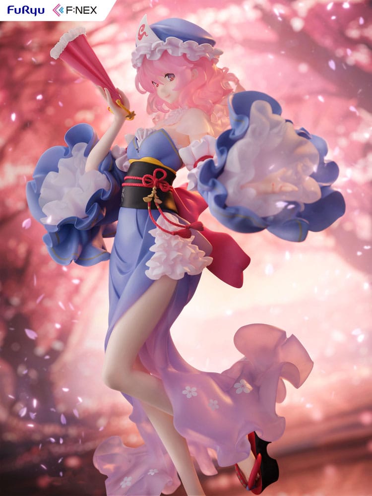 Estatua del proyecto Touhou 1/6 Yuyuko Saigyouji Ilustración de Ideolo 30 cm