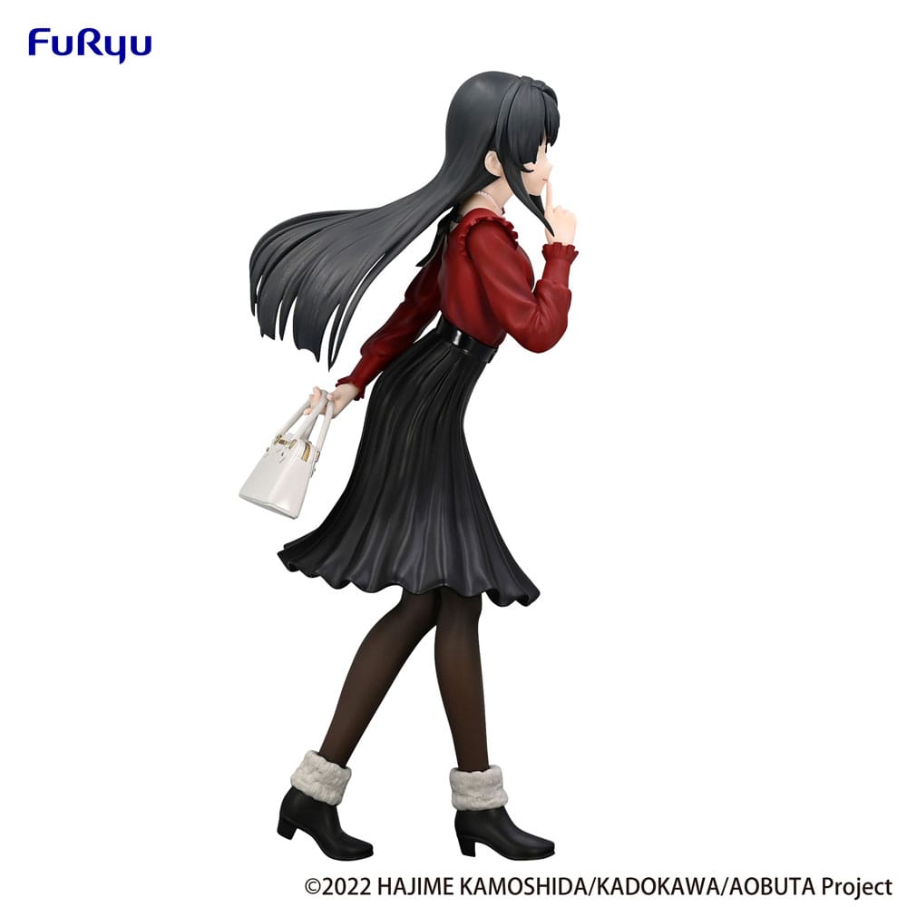 Rascal träumt nicht von Bunny Girl Senpai Trio-Try-It PVC Statue Mai Sakurajima Winter-Outfit Ver. 21 cm