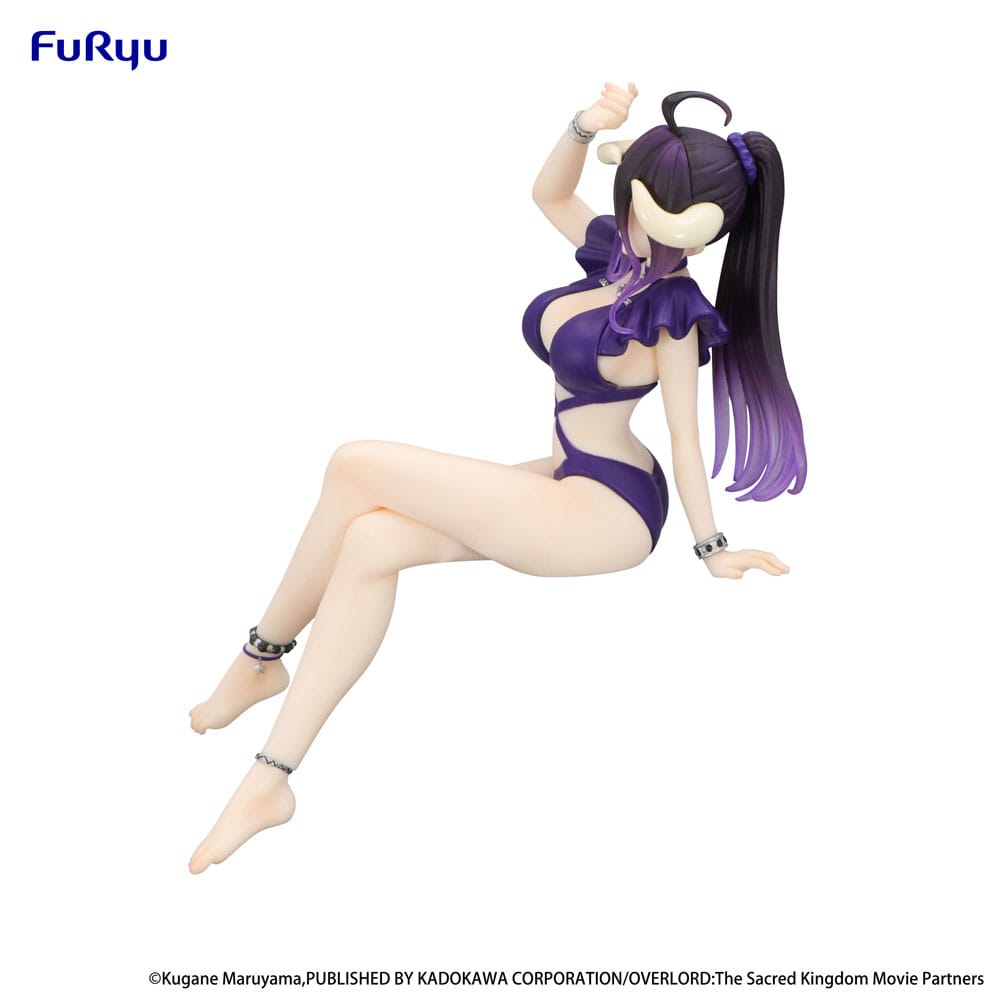 Overlord Noodle Stopper PVC Statue Albedo Badedragt Mørk Lilla Farve Ver. 16 cm