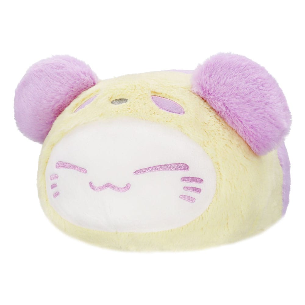 Peluche Gato Nemuneko Pastel Panda Grande Morado 33 cm