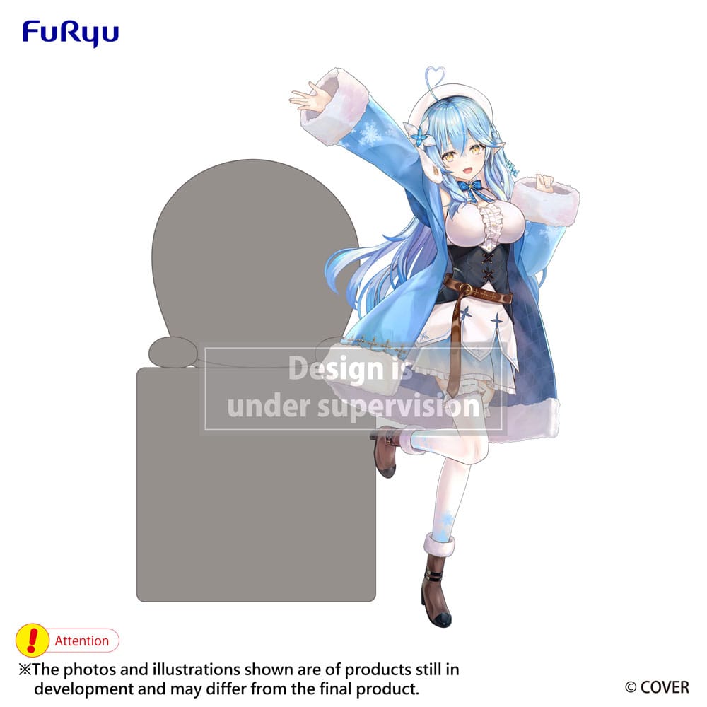 Produzione Hololive Statua Hikkake in PVC Yukihana Lamy 10 cm