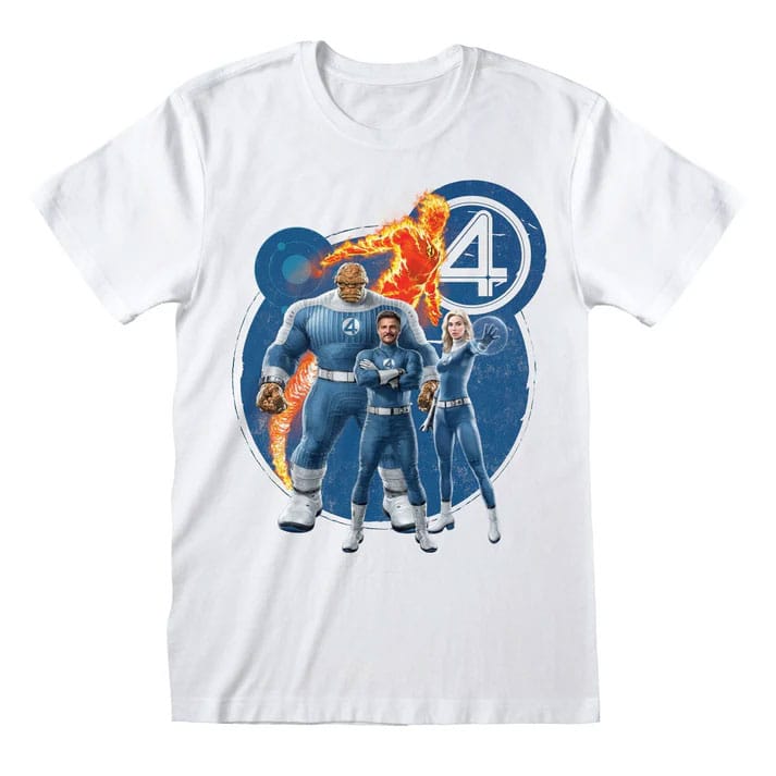 Grupo de camisetas de los 4 fantásticos