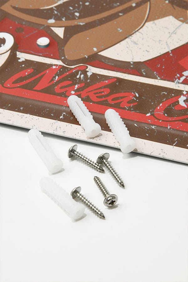 Targa in metallo di Fallout Pubblicità vintage 30 x 45 cm