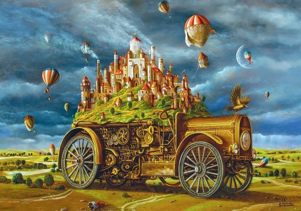 Imagination Series Pussel Arkadiusz Dzielawski Wielka przeprowadzka (1000 bitar)