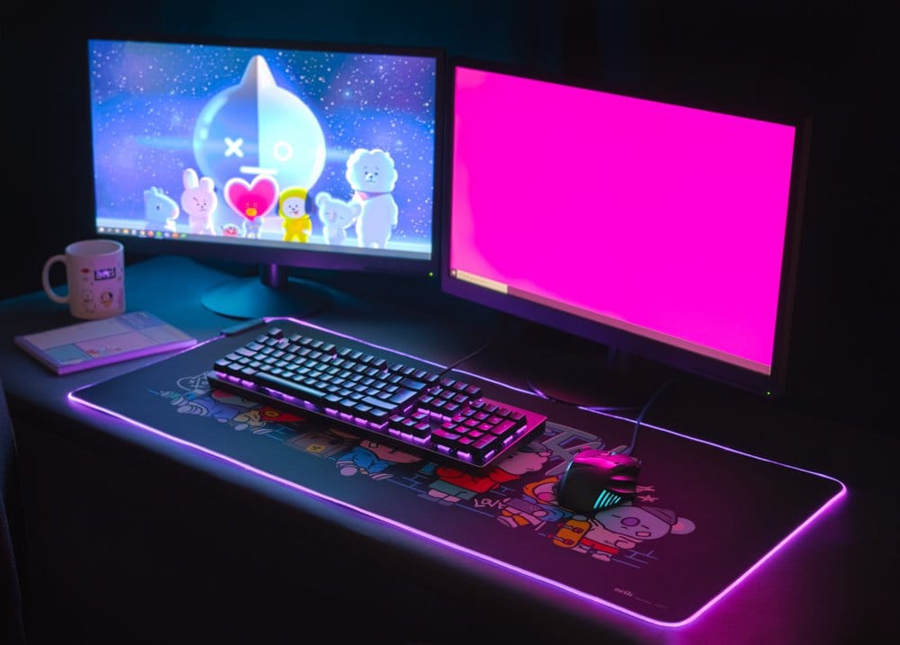 BT21 LED XXL Musmatta 90 x 40 cm