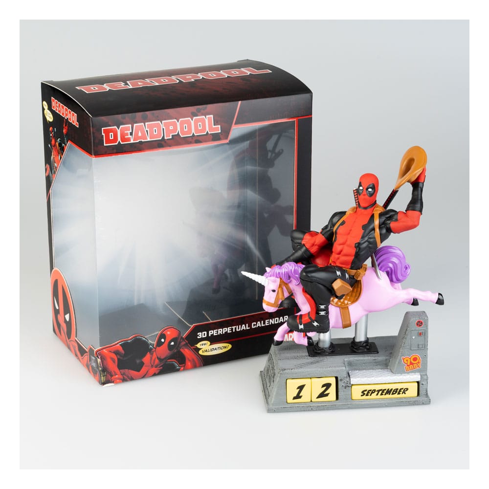 Deadpool 3D eeuwigdurende kalender