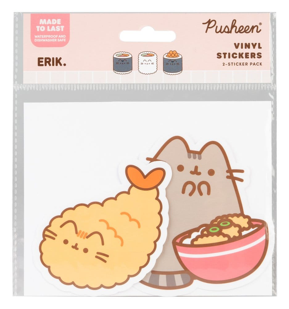 Pusheen Vinyl-Aufkleber Sushi Roll Vol. 2 2er-Set