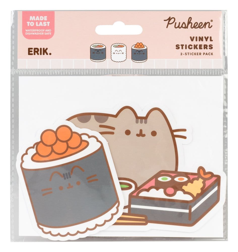 Pegatinas de vinilo Pusheen Rollo de sushi vol. 5 juego de 2