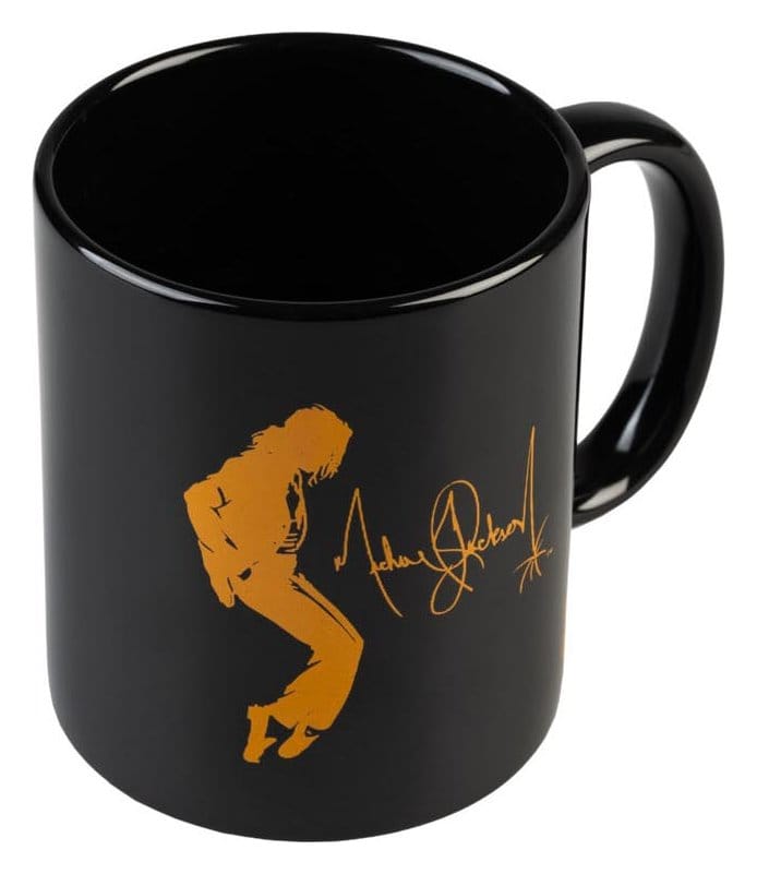 Tazza Michael Jackson Re del Pop Nera 350 ml