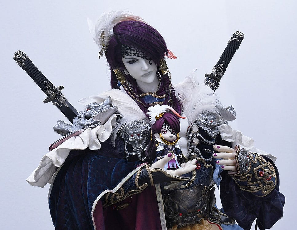 Batı'nın Thunderbolt Fantasy Büyüleyici Melodisi Nendoroid Aksiyon Figürü Sha Wu Sheng 10 cm