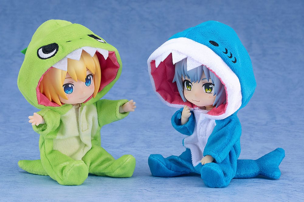 Nendoroid bebek figürleri için Nendoroid Aksesuarları Kıyafet Seti: Kigurumi Pijama Dinozor