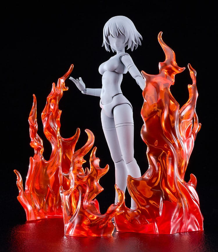 Die einfachen Effektteile für Figuren Flammen: Rot
