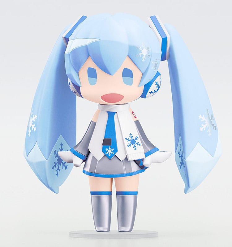 Character Vocal Series 01: Hatsune Miku Hallo! Goede glimlach actiefiguur sneeuw miku 10 cm