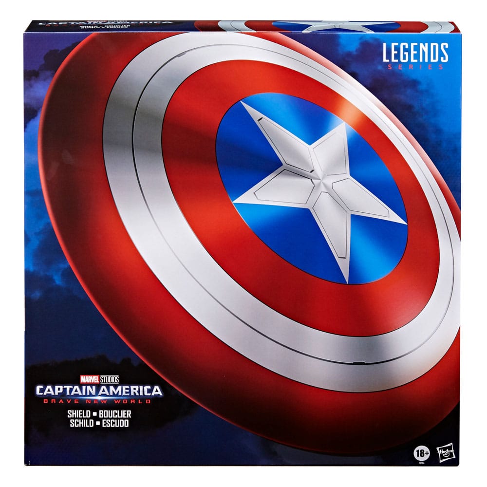 Captain America: Brave New World Marvel Legends Premium Roll-Play Shield 60 cm
