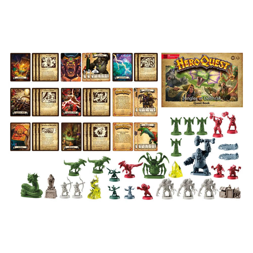 Heroquest Board Game Expansion Jungles of DelTrak Quest Pack *Versione inglese *