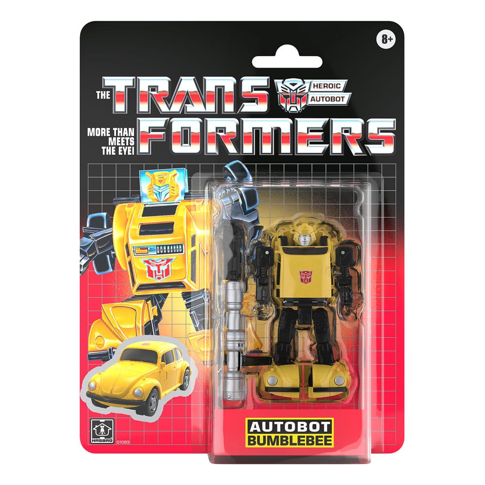 Transformatörler retro G1 aksiyon figürü Autobot Bumblebee 12 cm