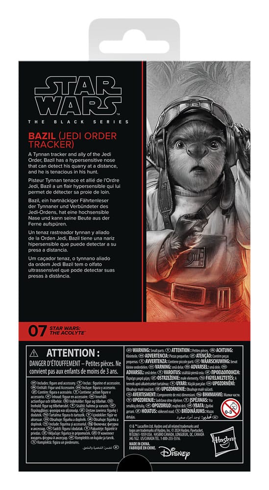 Star Wars: The Acolyte Black Series Action Figuur Bazil (Jedi Order Tracker) 10 cm