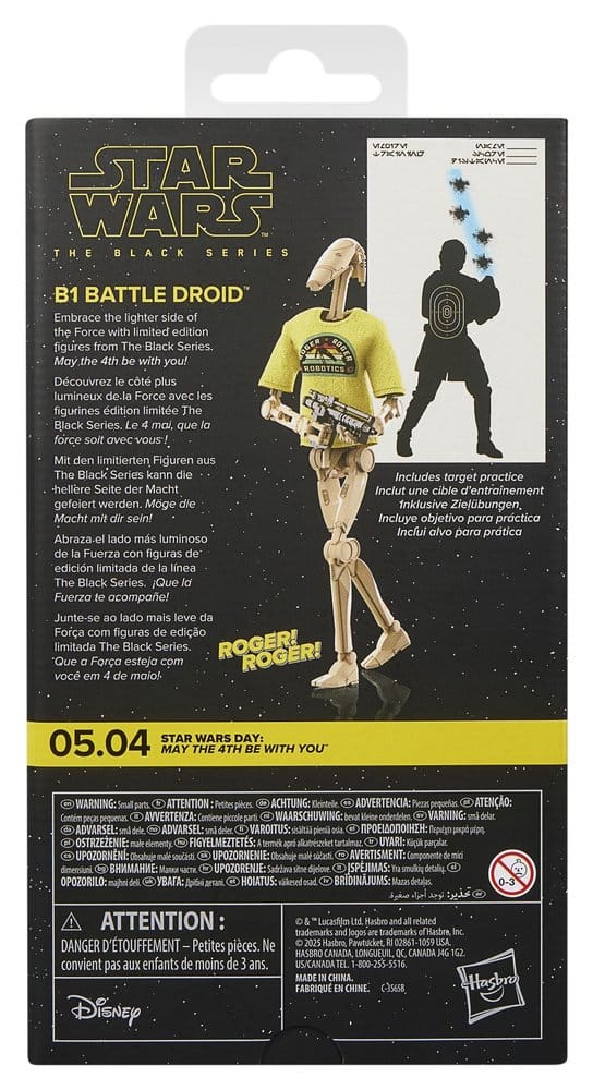 Star Wars Black Series Action Figurine B1 Battle Droid Que le 4 soit avec toi 15 cm