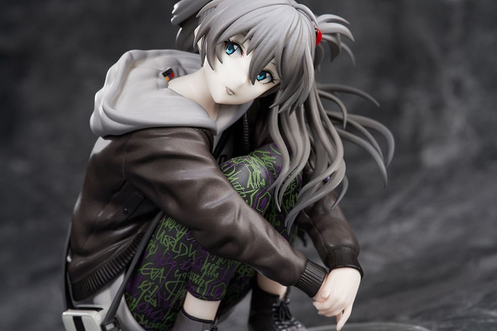 Neon Genesis Evangelion PVC Statue 1/7 Shikinami Asuka Langley Ver. Del 3 Radio EVA Originalfärg 12 cm