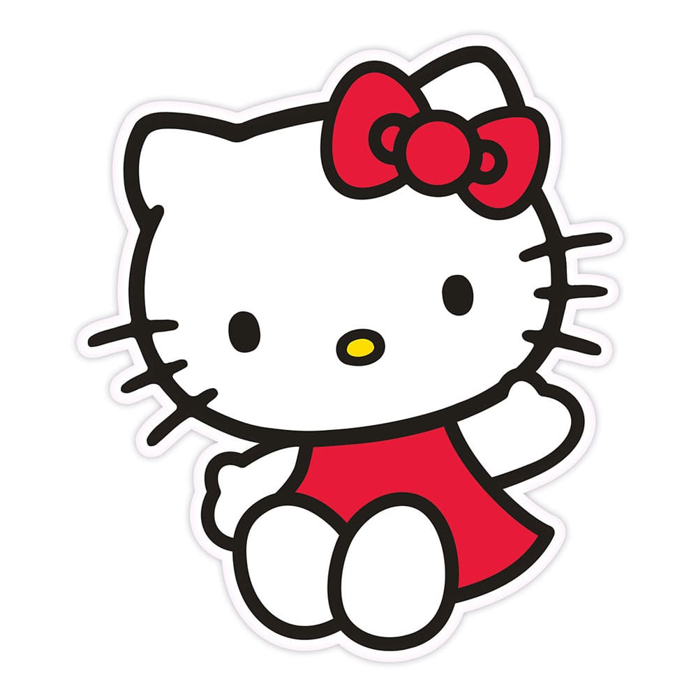 Sanrio kudde hello kitty röd klänning 36 cm