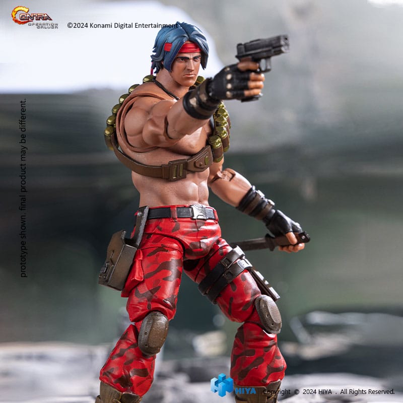 Contra: Operatie Galuga Exquisite Basic Action Figuur Lance Bean 16 cm
