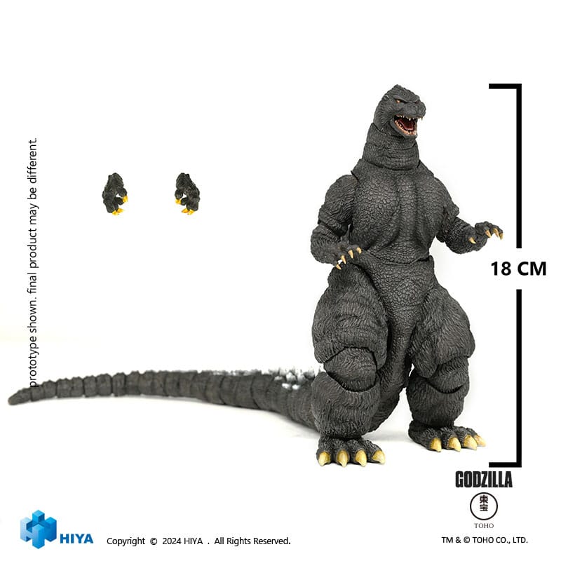 Godzilla Exquisite Basic Action Figur Godzilla vs King Ghidorah Godzilla Hokkaido 18 cm